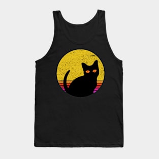 Black cat Tank Top